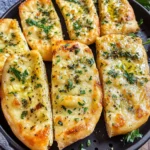 Air Fryer Garlic Flatbread - Quick & Delicious