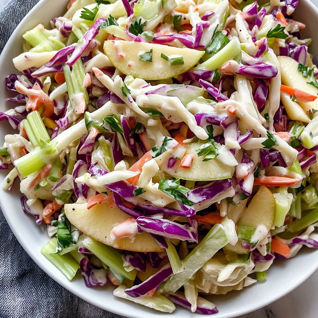 Apple Cabbage Coleslaw Recipe