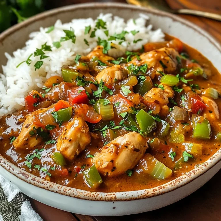 Authentic Chicken Étouffée Recipe