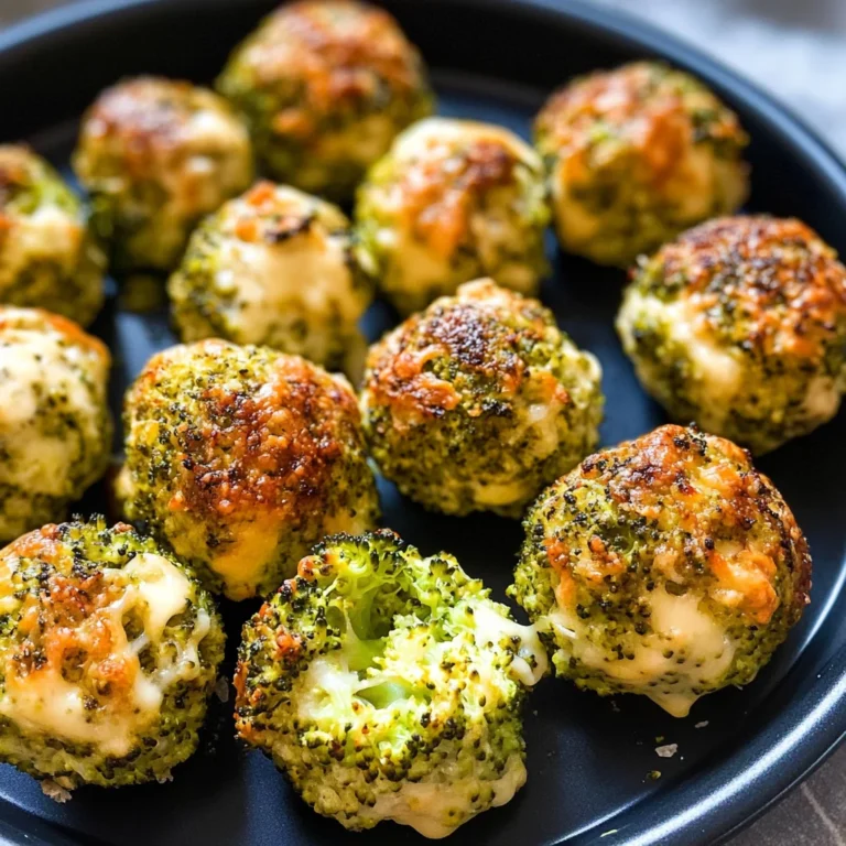 Baked Broccoli Cheese Balls