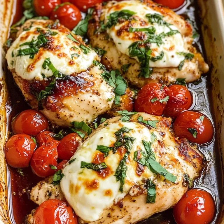 Balsamic Baked Chicken Breast with Mozzarella Cheese Recipe