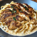 Blackened Cajun Chicken Alfredo