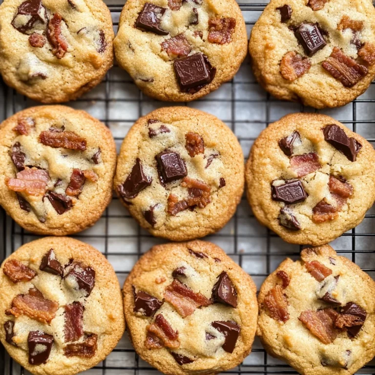 Bourbon Bacon Chocolate Chunk Cookies
