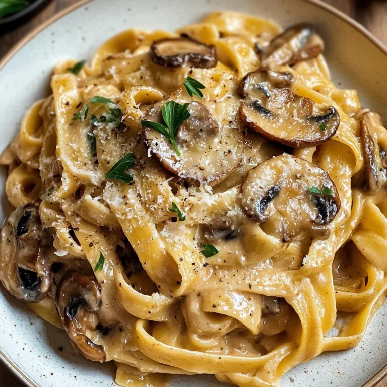 Caramelized Leek and Mushroom Gruyere Pasta