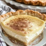 Christmas Eve Cinnamon-Vanilla Creamy Custard Pie Recipe – Festive & Delicious