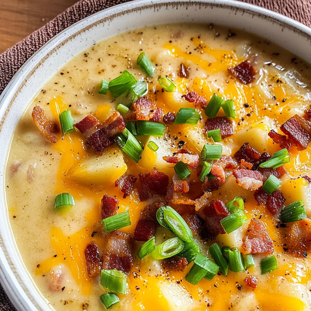 Comforting Loaded Baked Potato Soup