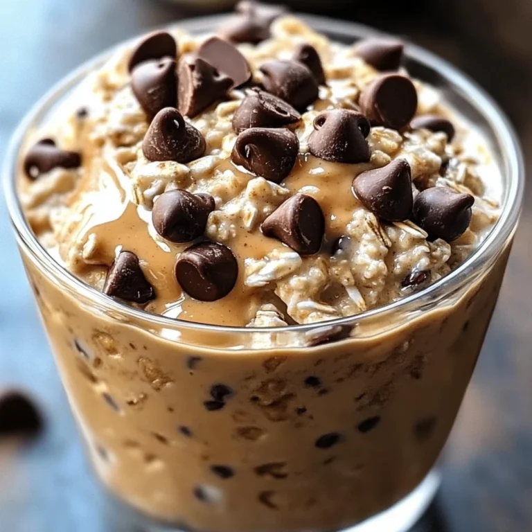 Cookie Dough Overnight Oats