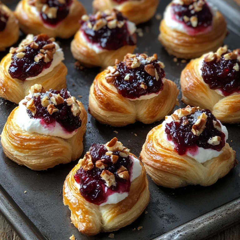 Cranberry Cream Cheese Crescent Bites