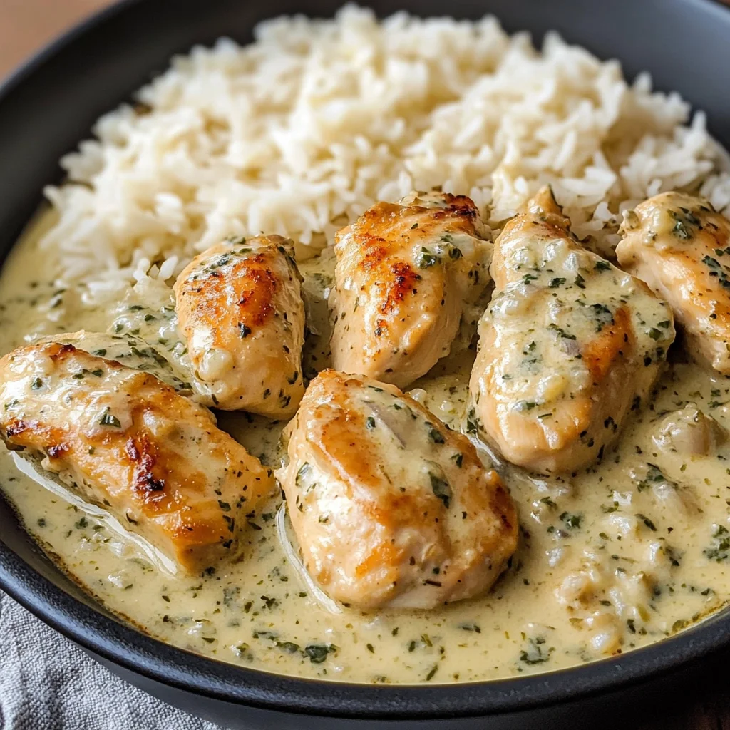 Creamy Herb Chicken & Basmati Rice – A Comforting, Flavor-Packed One ...