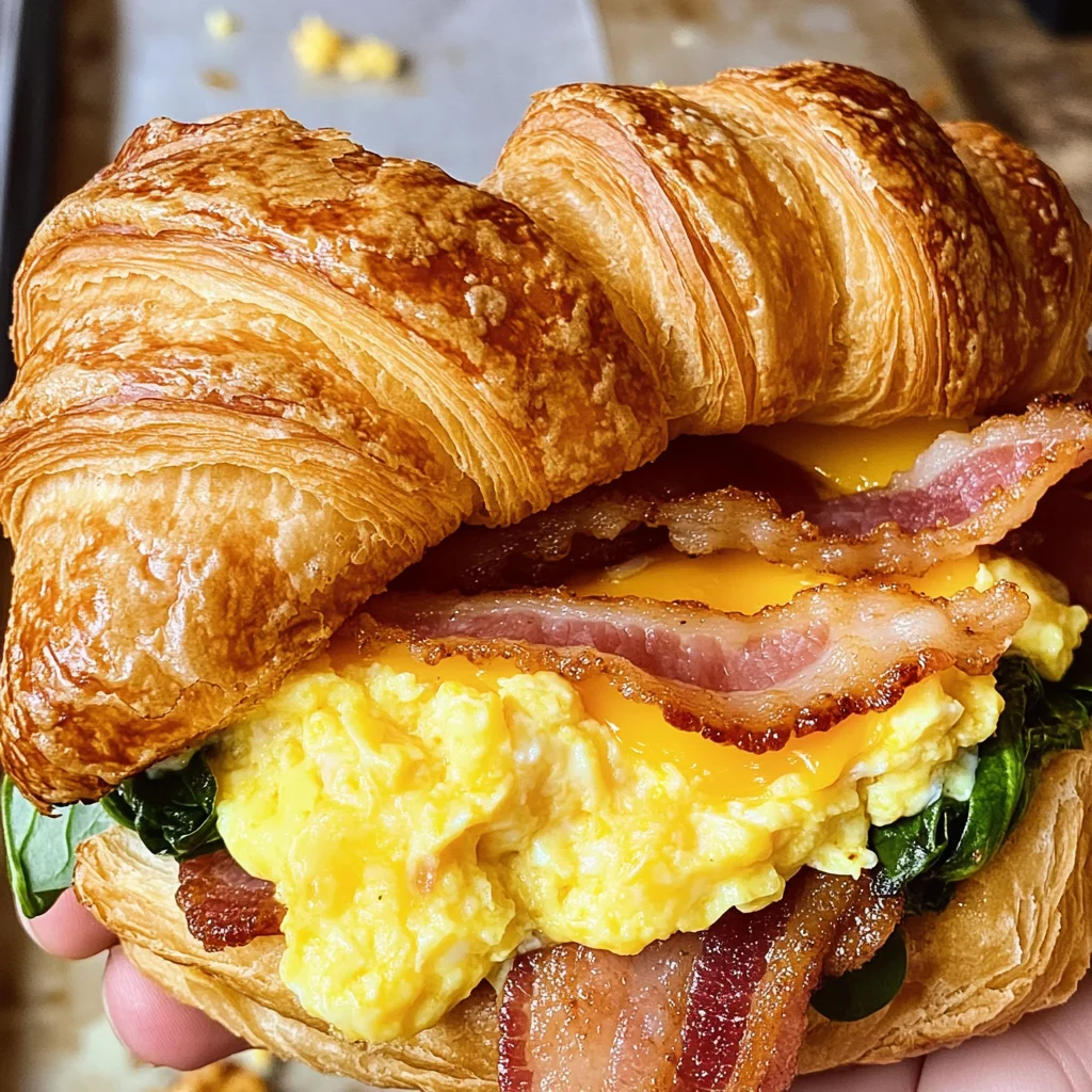 Croissant Breakfast Sandwiches