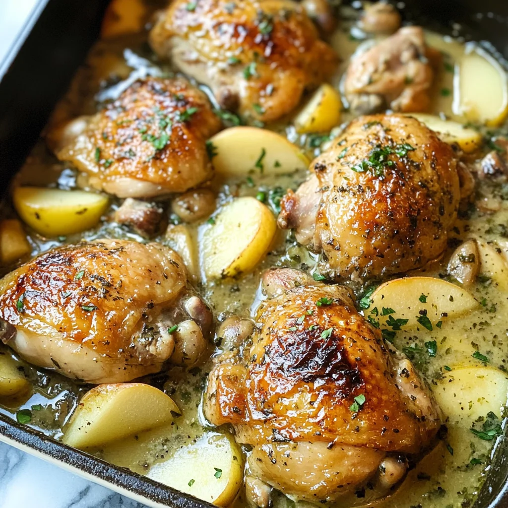 French Chicken Casserole a la Normande