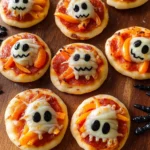 Halloween Mini Pizzas