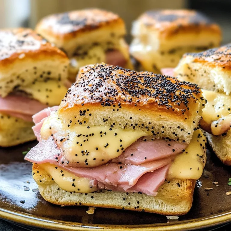 Ham and Havarti Cheese Sliders