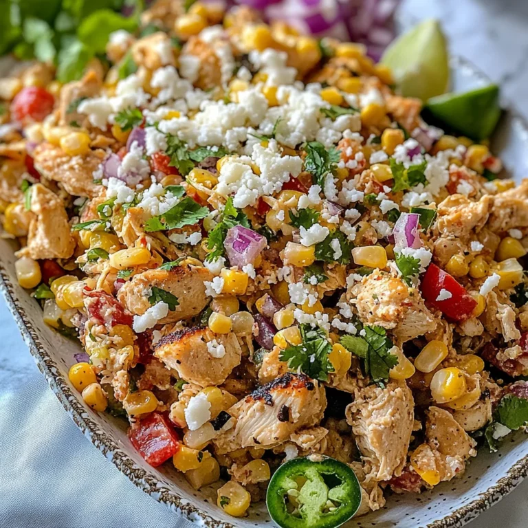 Healthy Street Corn-Inspired Chicken Salad