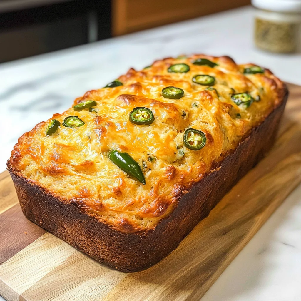 Jalapeno Cheddar Beer Bread