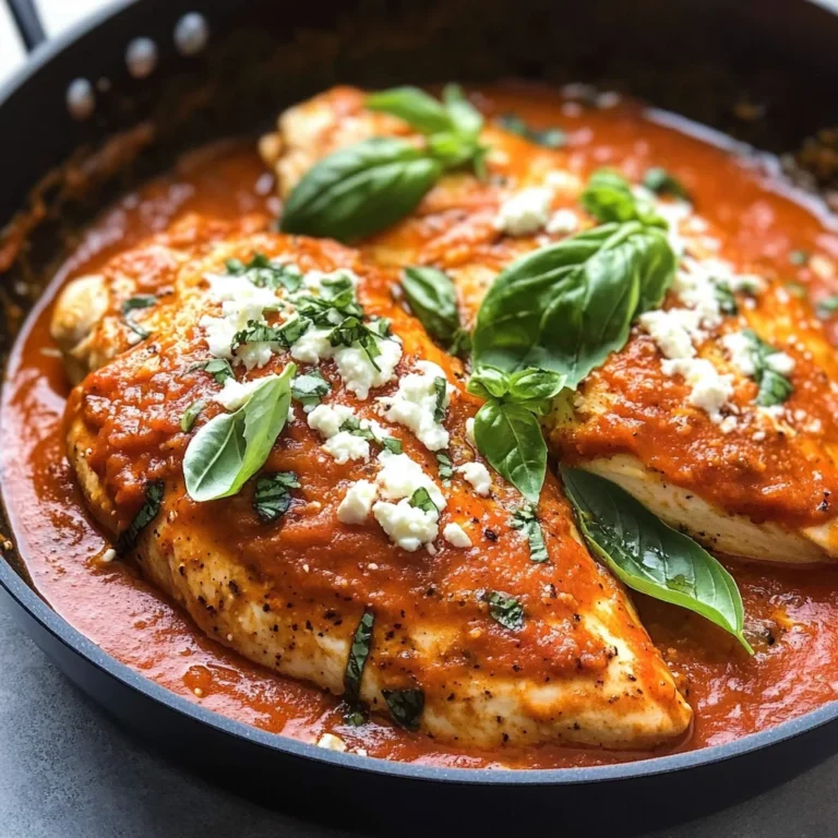 One Pan Mediterranean Chicken with Roasted Red Pepper Sauce