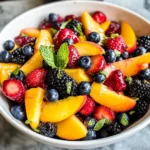 Peach Berry Fruit Salad