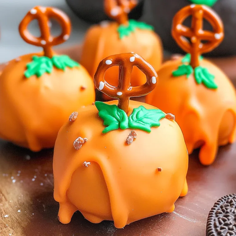 Pumpkin Oreo Balls