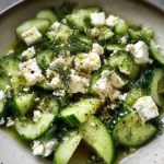 Smashed Cucumber Salad - With Feta and Dill