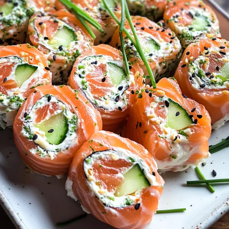 Smoked Salmon Roll Ups