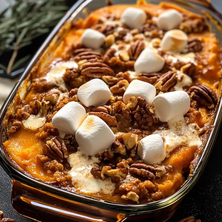 Southern Maple Sweet Potato Casserole