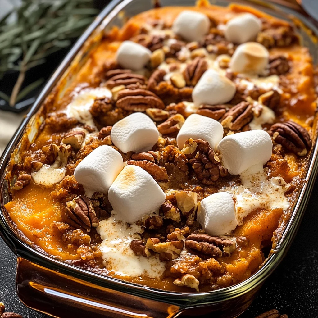 Southern Maple Sweet Potato Casserole