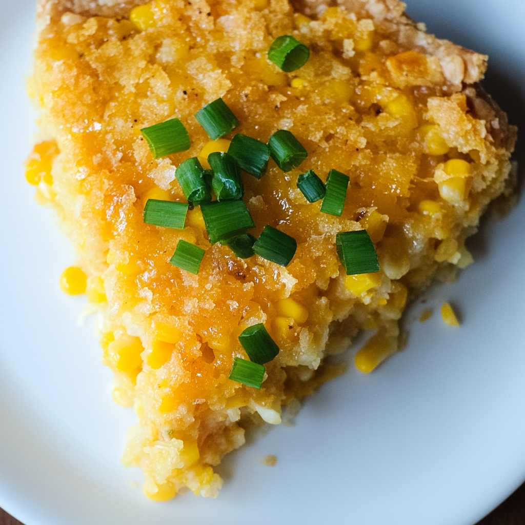 Cheddar Sweet Corn Pie