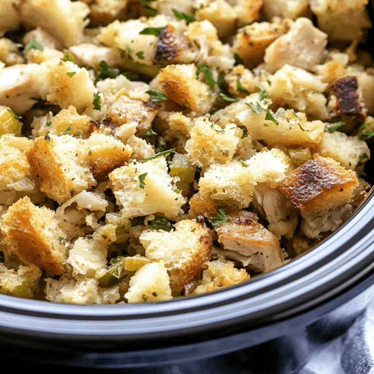 Crock Pot Chicken and Stuffing Dinner