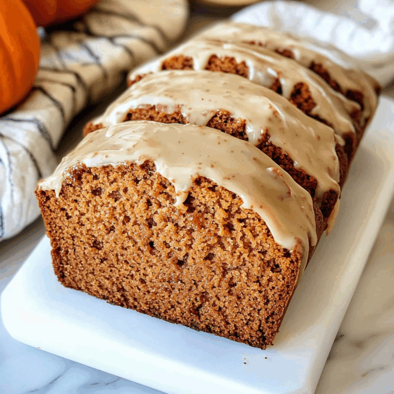 Pumpkin Bread with Maple Glaze