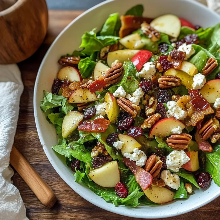 Autumn Salad with Apple Cider Vinaigrette