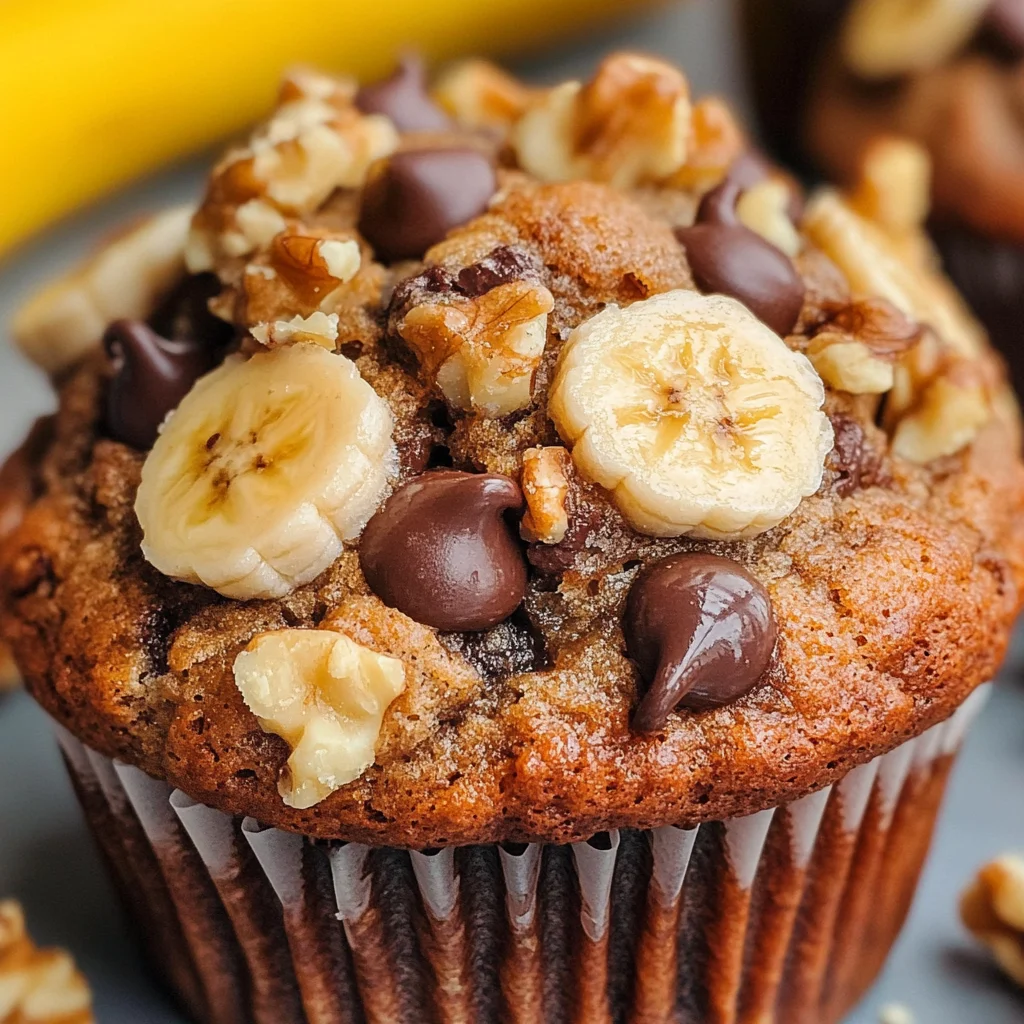 Banana Chocolate Chip Muffins