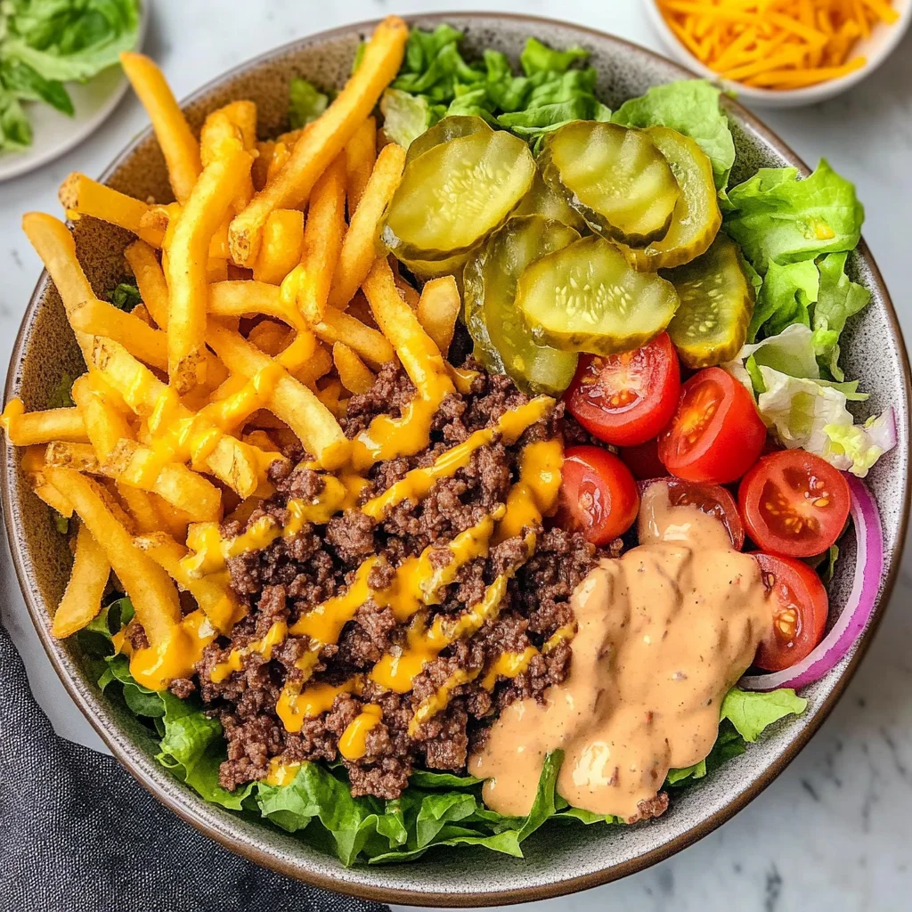 Burger Bowl Recipe