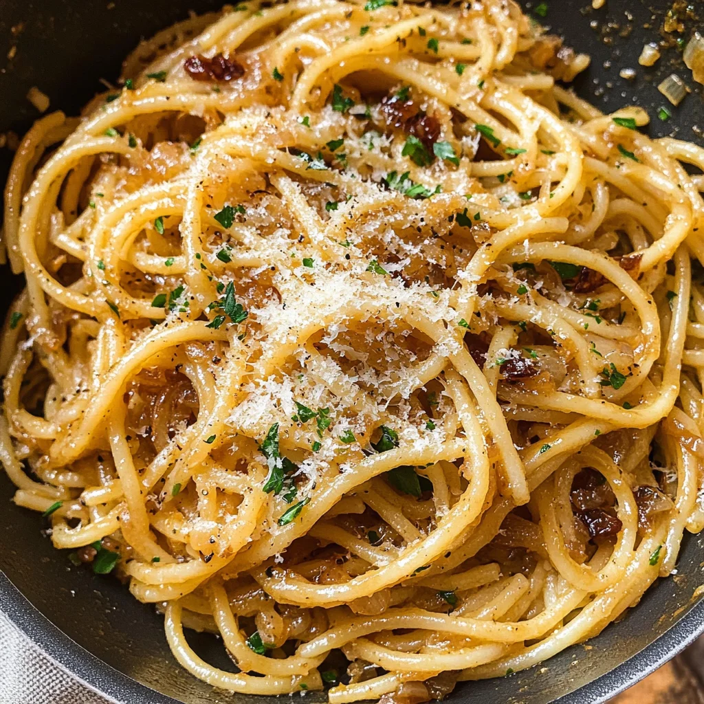 Caramelized Onion Pasta
