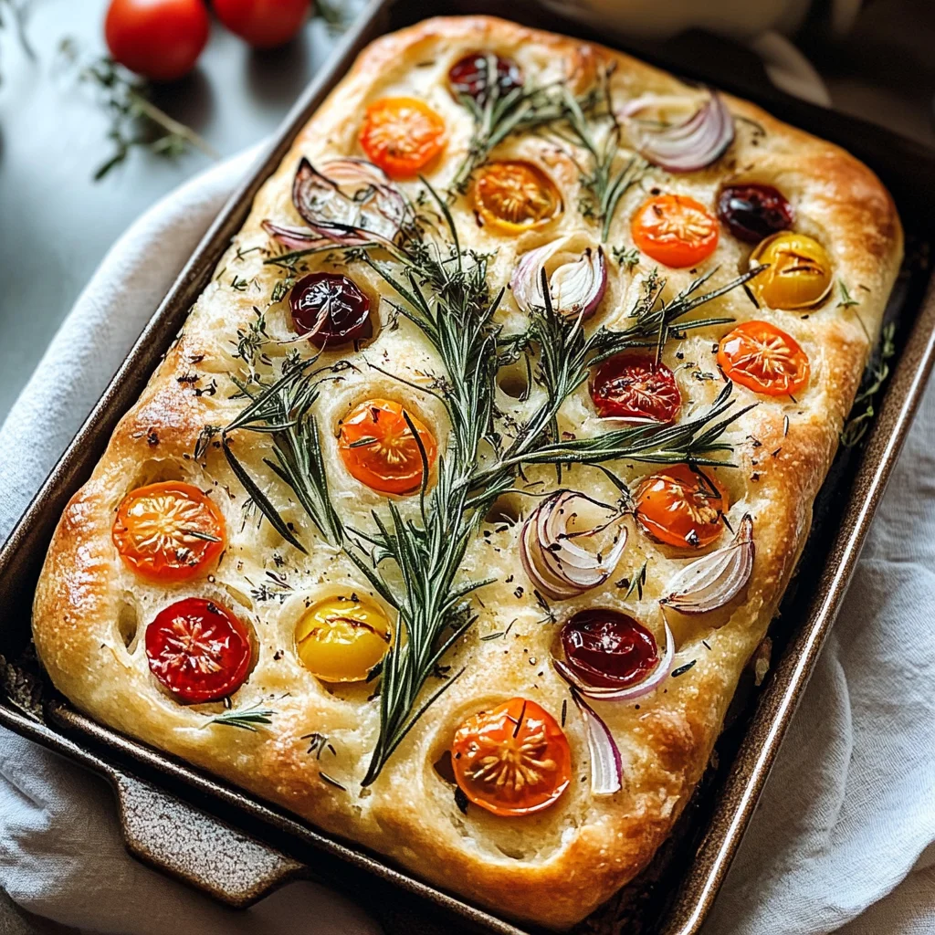 Christmas Tree Focaccia