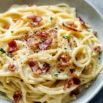 Classic Bacon Carbonara Pasta (Quick & Easy)