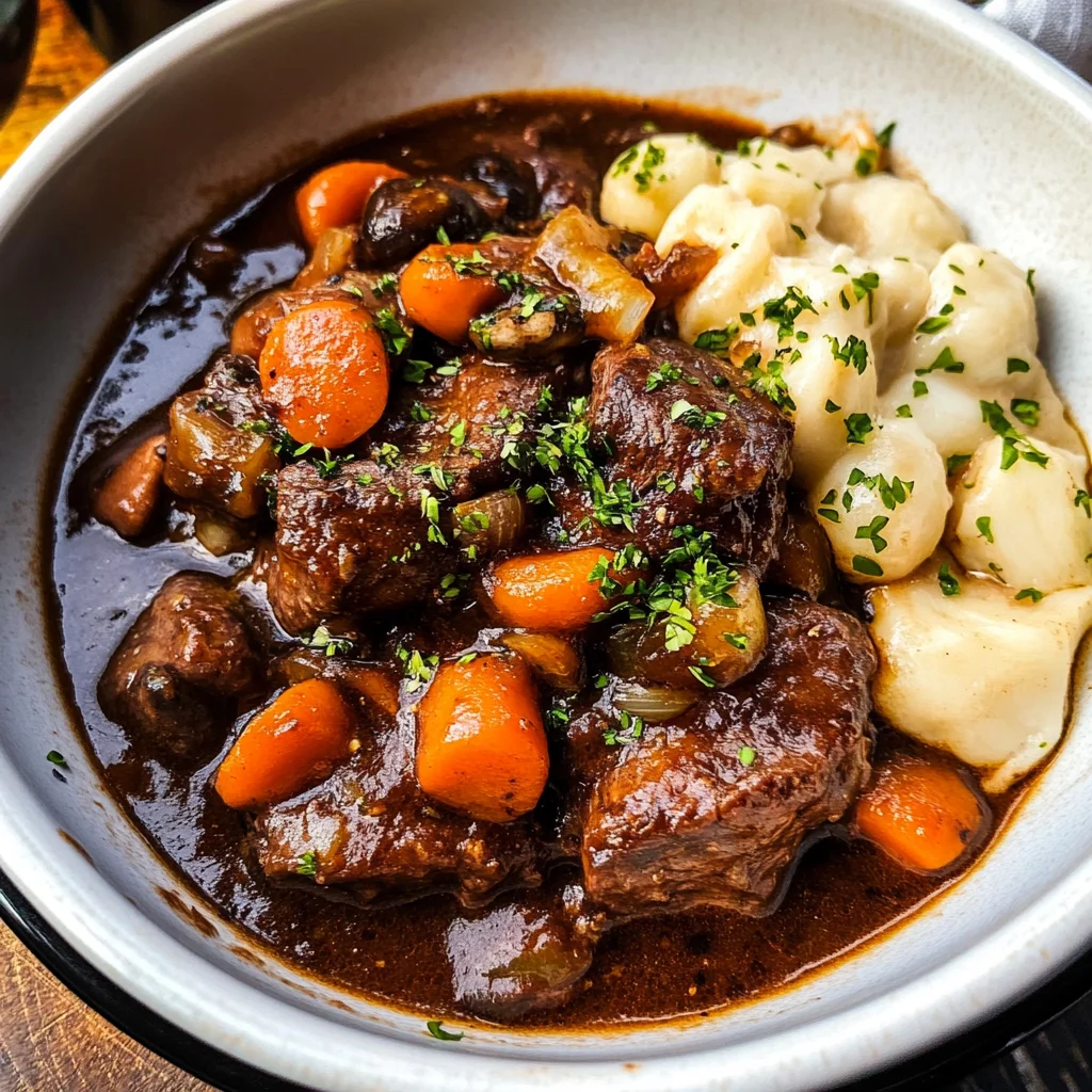 Classic Beef Bourguignon Recipe