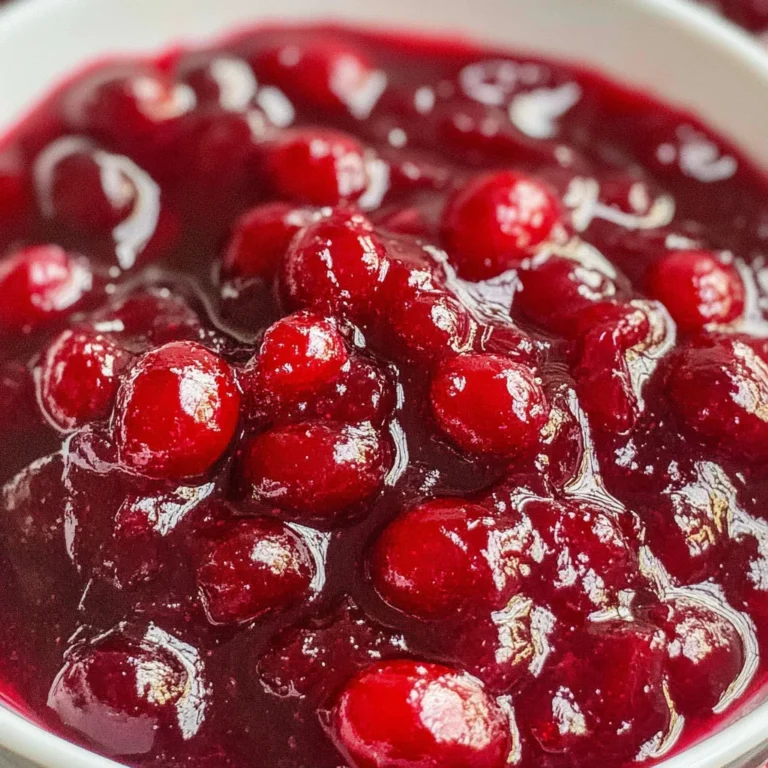 Cranberry Sauce