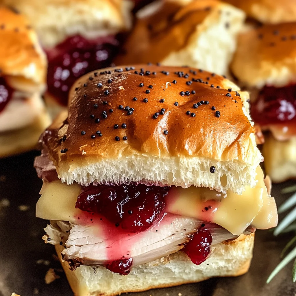 Cranberry Turkey Sliders