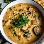 Creamy Hungarian Mushroom Soup