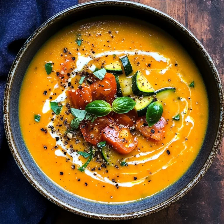 Creamy Roasted Veggie Soup