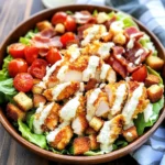 Crispy Chicken BLT Salad
