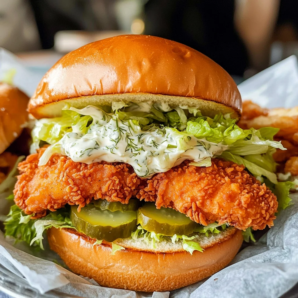 Crispy Dill Chicken Sandwich