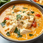 Crock Pot Creamy Chicken Parmesan Soup