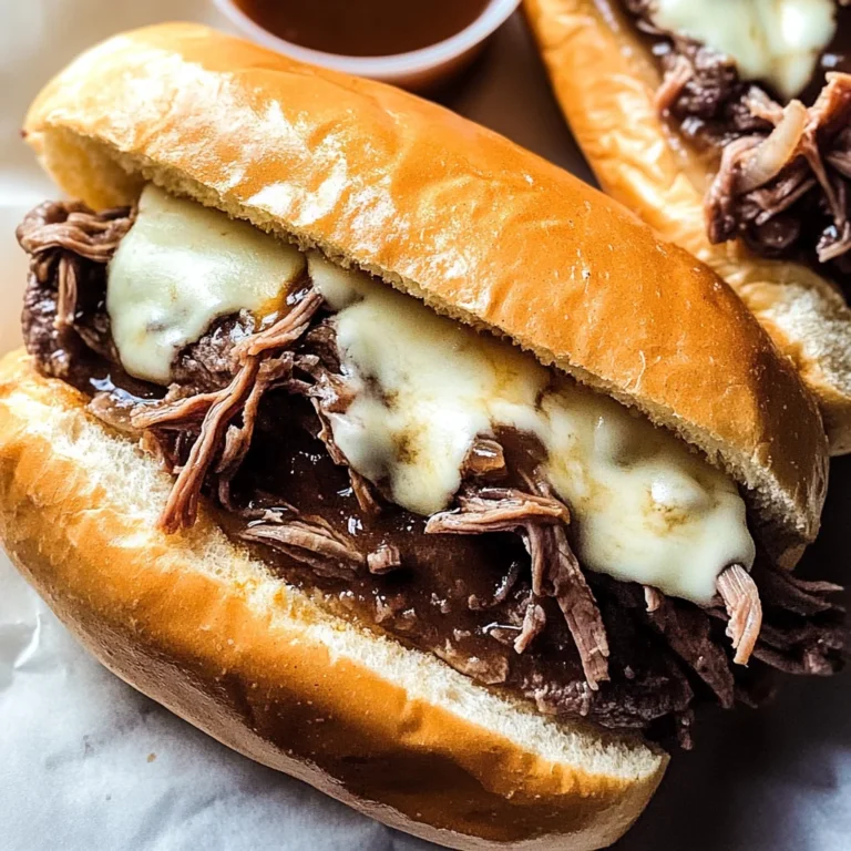 Crock Pot French Dip Sandwiches