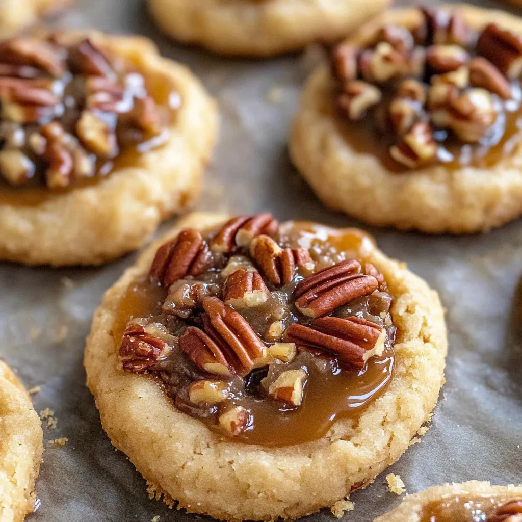 Crumbl pecan pie cookies