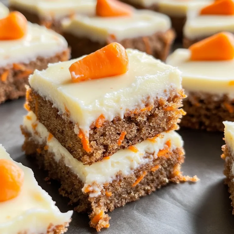 Decadent Carrot Cake Bars with Cream Cheese Frosting