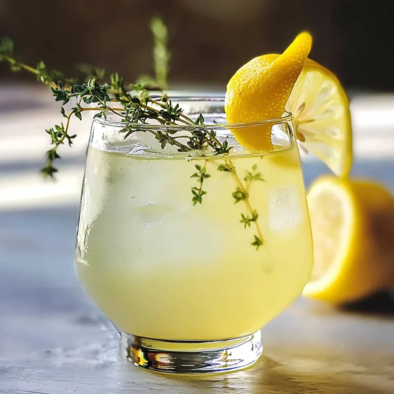 Elderflower Winter Gin Cocktail Recipe