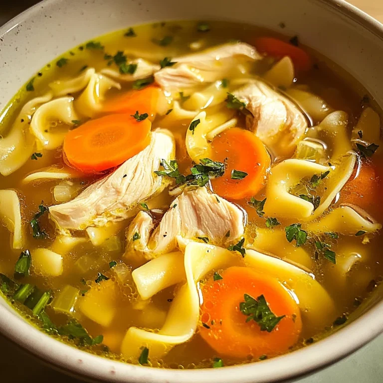 Homemade Chicken Noodle Soup