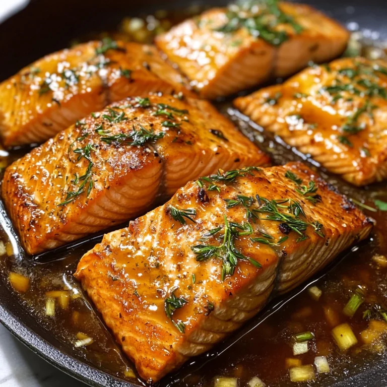 Honey Garlic Glazed Salmon