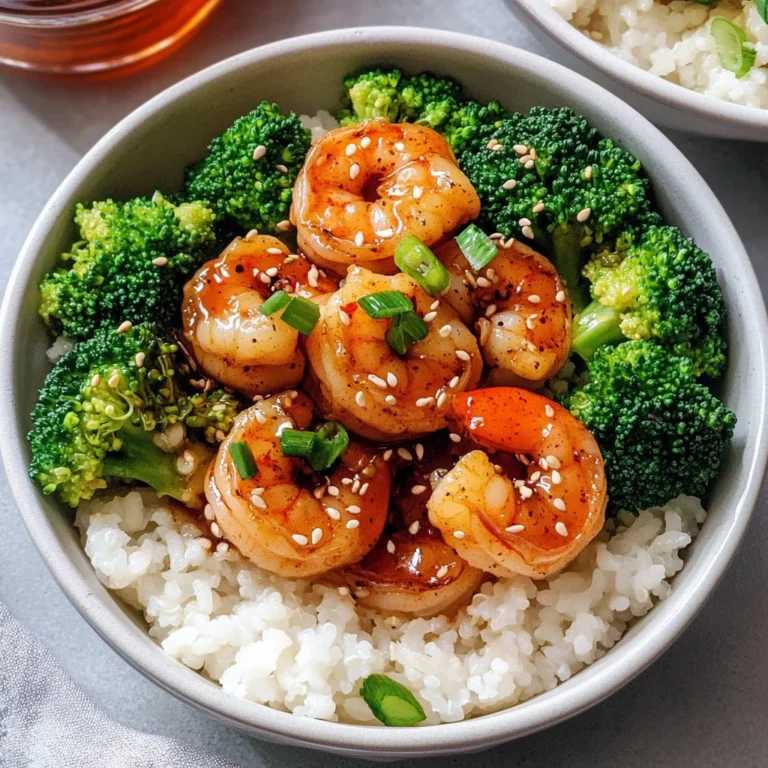 Honey Garlic Shrimp Bowls